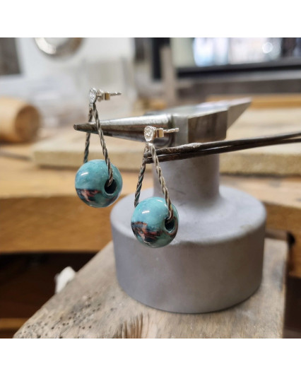 Boucles d'oreilles CERAMIQUE