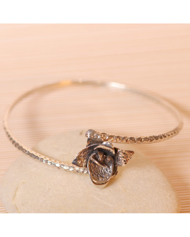Bracelet Jonc Fleur