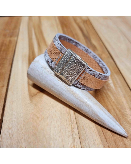Bracelet Trois Rangs Nude