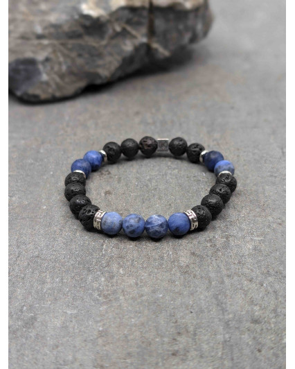 Bracelet Sodalite dépolie...