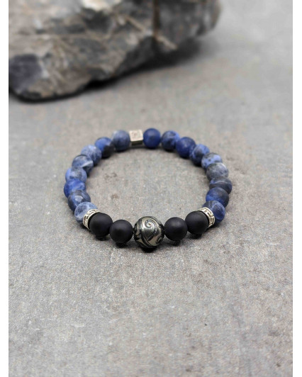 Bracelet Sodalite, Agate...