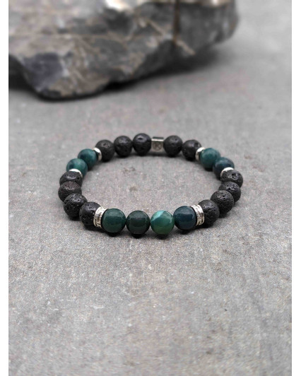 Bracelet Agate Mousse et...