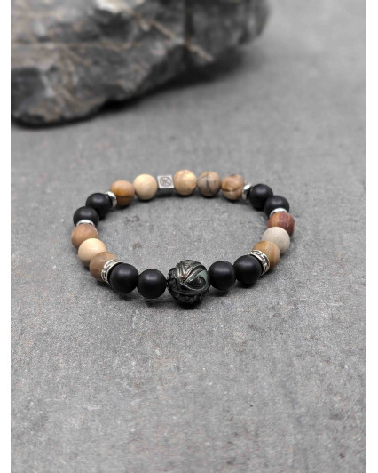 Bracelet Bois Fossilisé,...