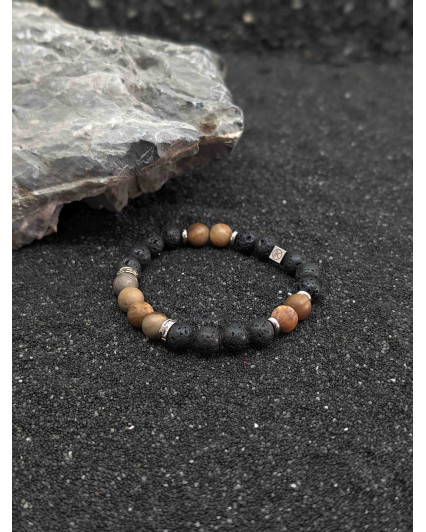 Bracelet Bois Fossilisé et...