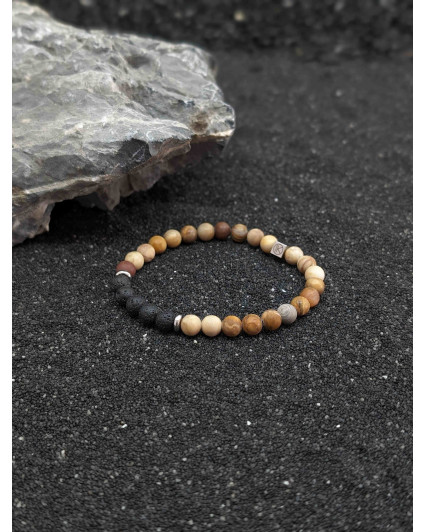 Bracelet Bois Fossilisé et...