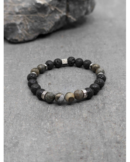 Bracelet Pyrite polie et...