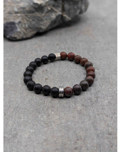 Bracelet Agate noire...