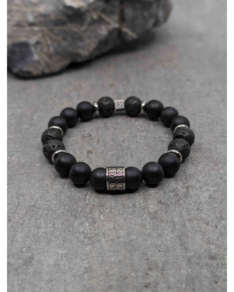 Bracelet Pierre de Lave 10mm