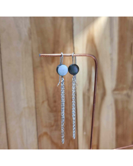 Boucles d'oreilles Nacre