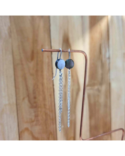 Boucles d'oreilles Nacre