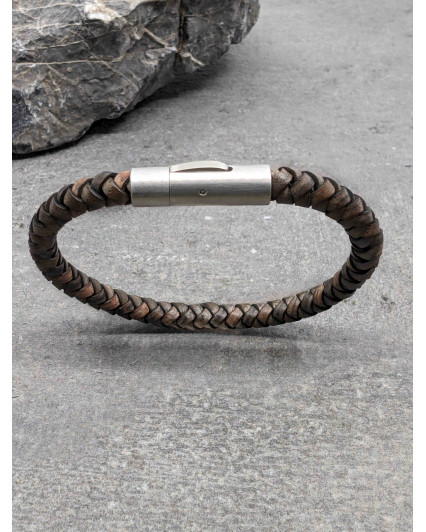 Bracelet en cuir rond...