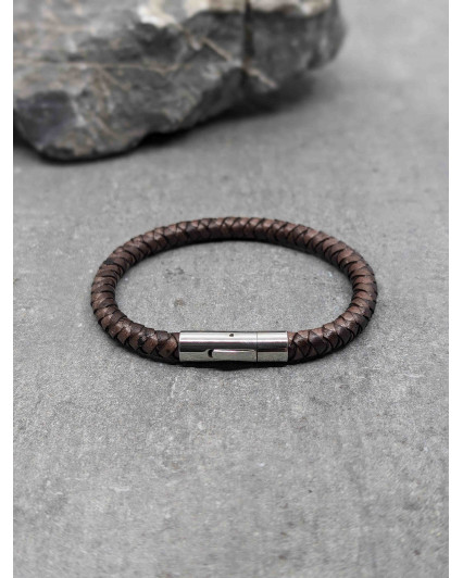 Bracelet en cuir rond...