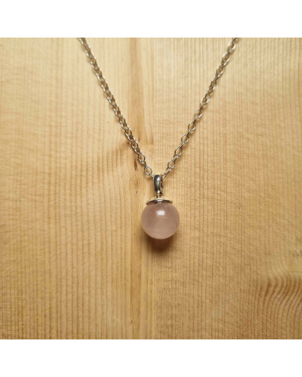 Collier et pendentif pierre personnalisable