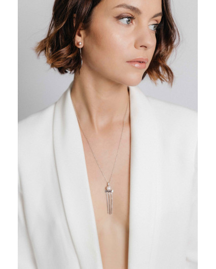 Collier Pendentif Maille et...