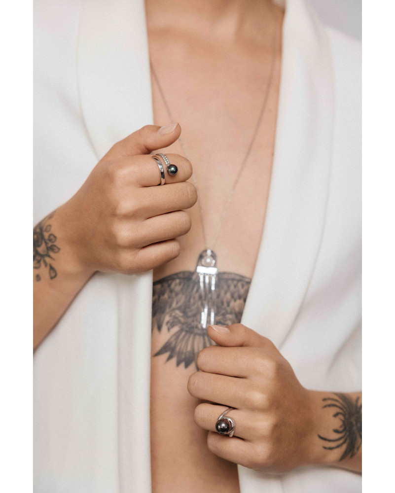 BAGUE Ouverte NEA - Argent 950/00