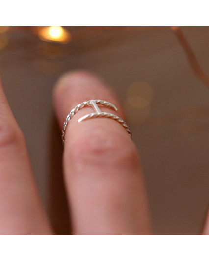 Bague Phalange Spirale