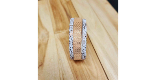 Bracelet cuir sur mesure 1à 2 rangs